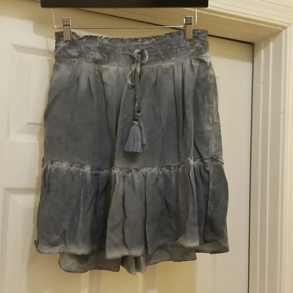 Pilcro women's grayish blue skirt - Picture 2 of 5